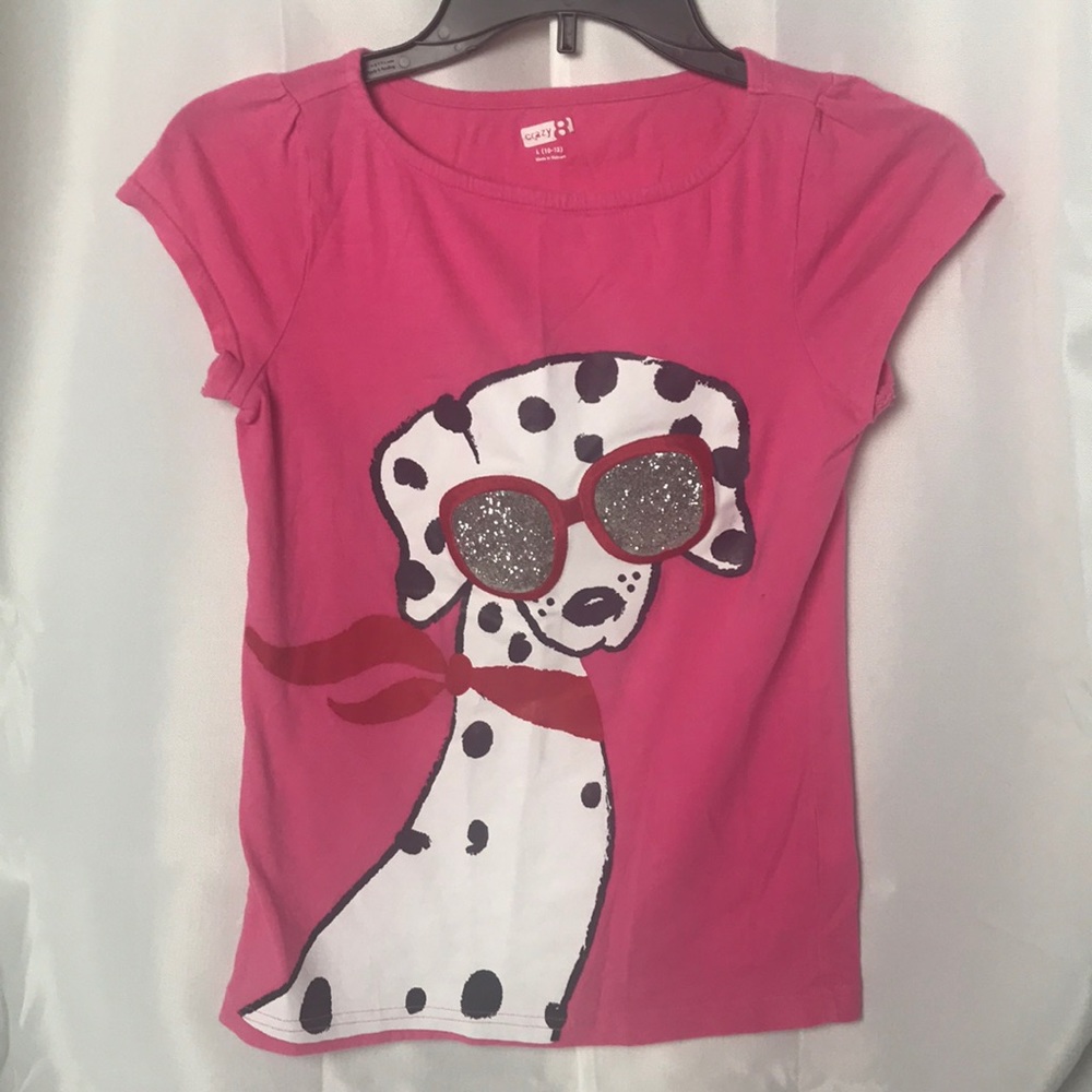 Pink Dalmatian shirt